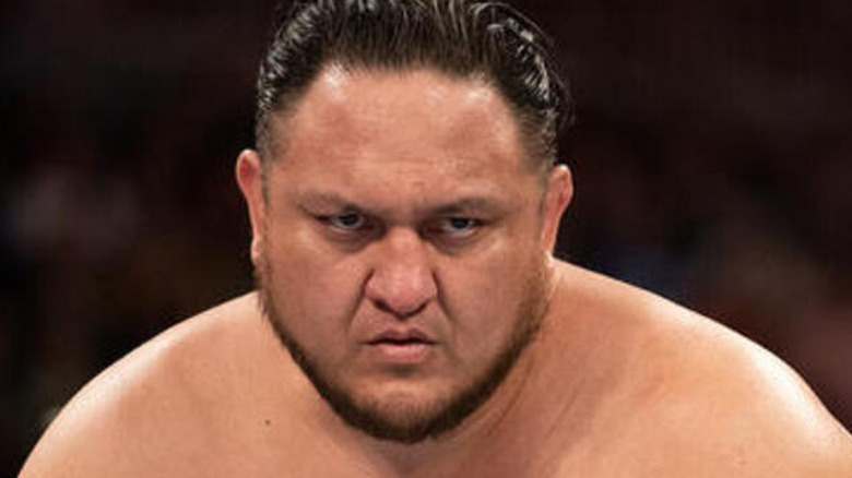 Samoa Joe in the ring