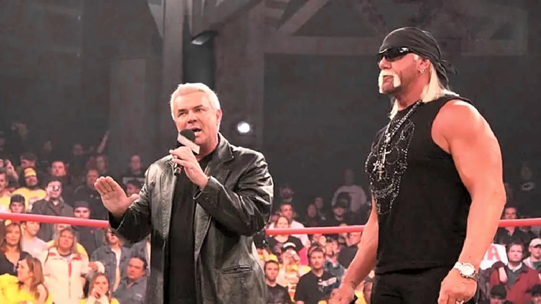Eric Bischoff and Hulk Hogan in TNA