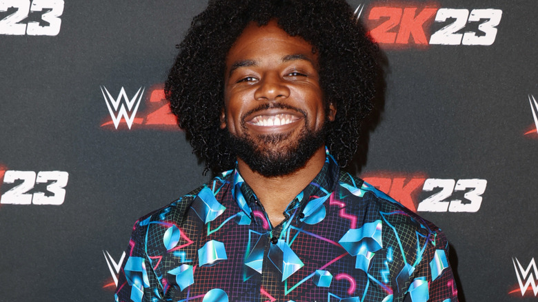 Xavier Woods smiling