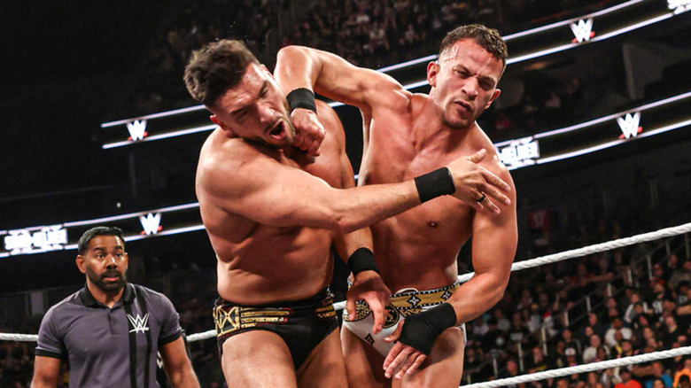 Ethan Page and Ricky Saints in WWE