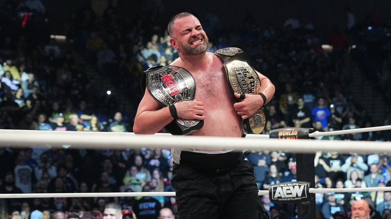 Eddie Kingston celebrates victory in the ring