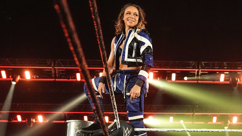 Zoey Stark in the ring on WWE Raw