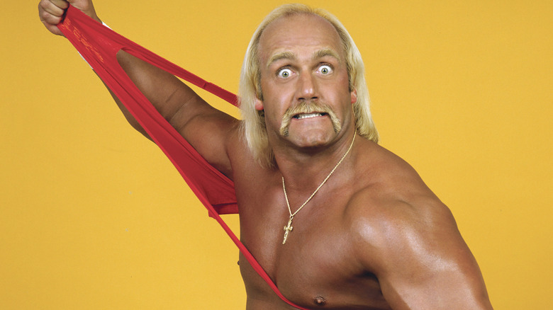 Hulk Hogan posing