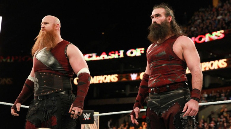 Erick Rowan And Luke Harper As The Bludgeon Brothers