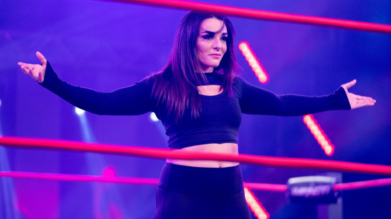 Deonna Purrazzo posing 