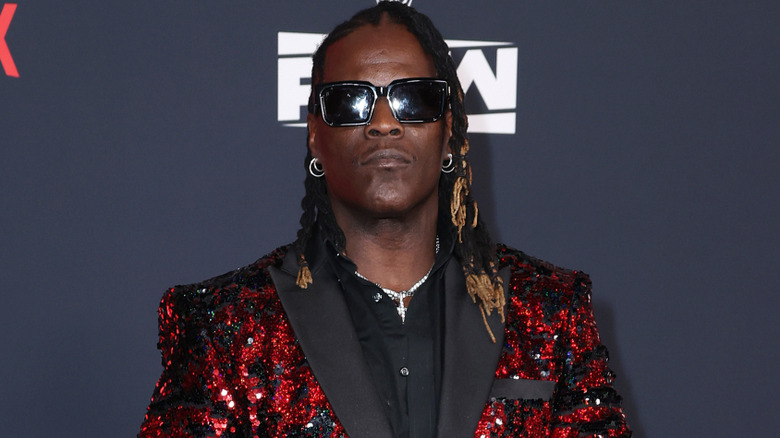 R-Truth wearing sunglasses