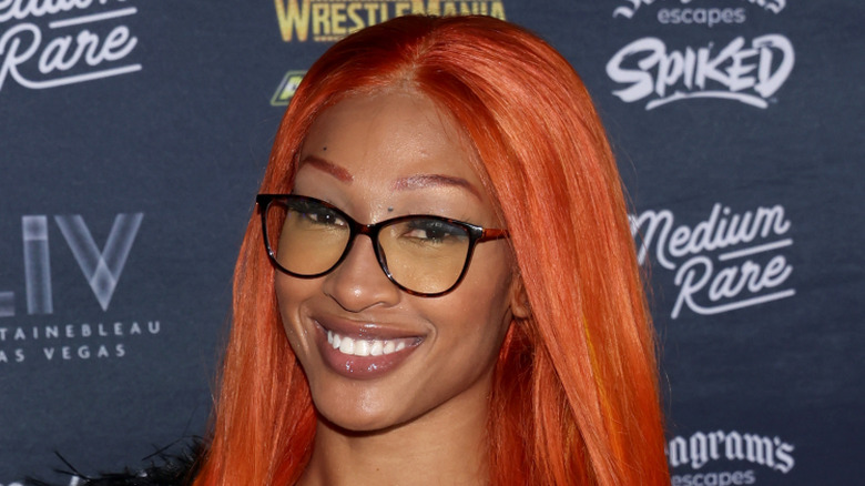 Jakara Jackson attending WrestleMania After Dark, 2025