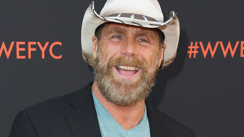 Shawn Michaels smiling