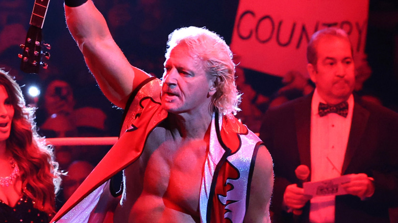 Jeff Jarrett looking serious