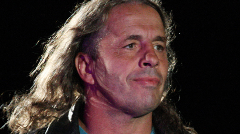 Bret Hart smirking
