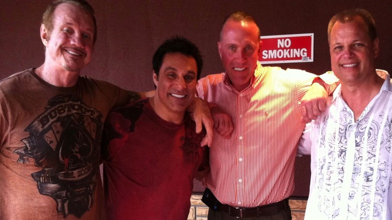 Van Hammer poses alongside Marc Mero and Diamond Dallas Page in a photo to Mero's X account following his friend's passing.