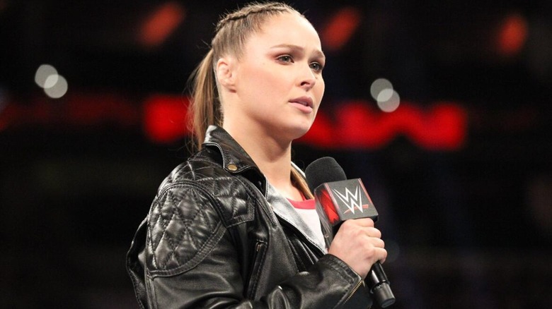 Ronda Rousey talking