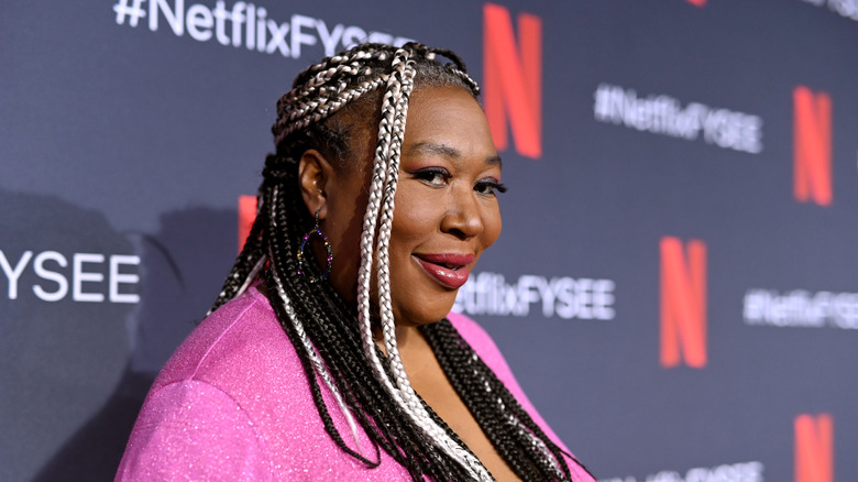 Kia Stevens attends the Netflix FYSEE Glow ATAS Official Red Carpet and Panel at Raleigh Studios on June 01, 2019 in Los Angeles, California.