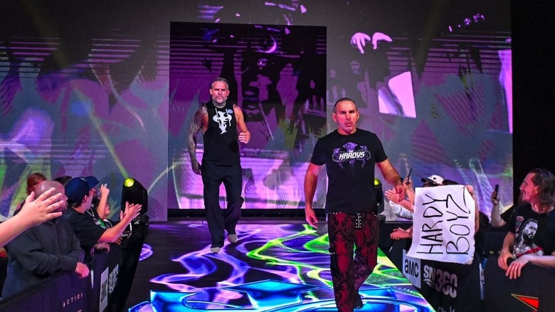 The Hardy Boys coming to the ring