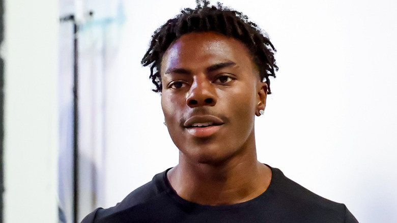 IShowSpeed in a locker room