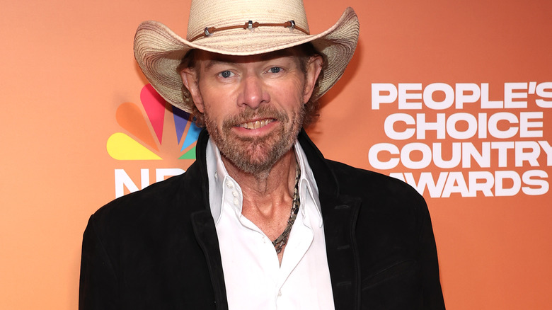 Toby Keith, with his cowboy hat on
