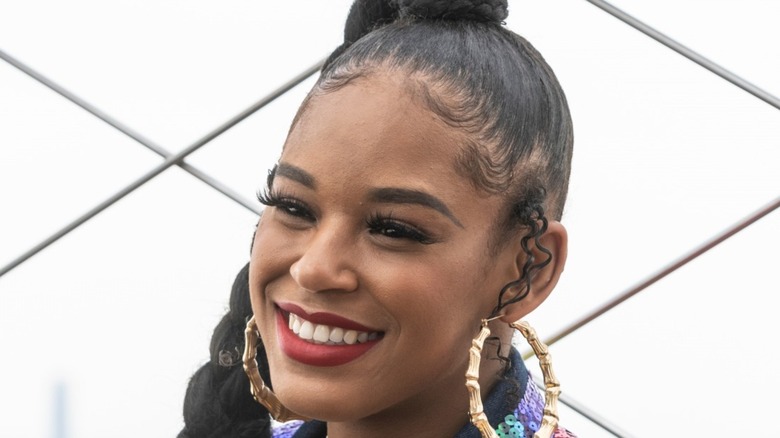 Bianca Belair smiling