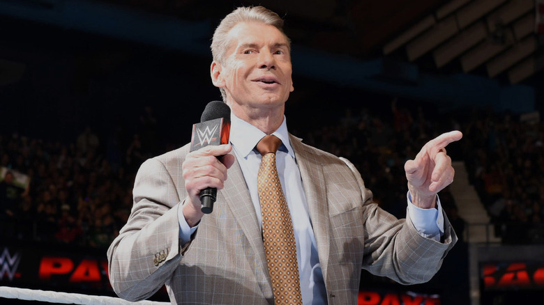 Vince McMahon grinning