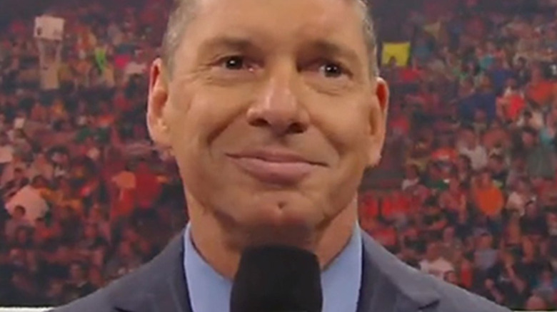 Vince McMahon smiling