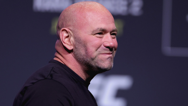 UFC's Dana White smiling