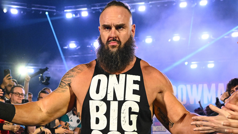 Braun Strowman wearing a black tank top