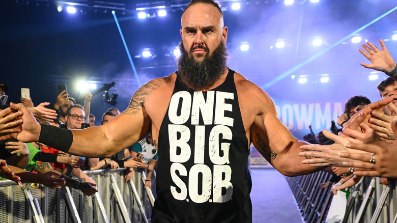 Braun Strowman wearing a black tank top