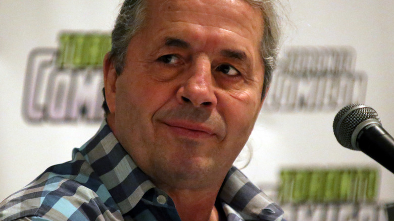 Bret Hart smirking