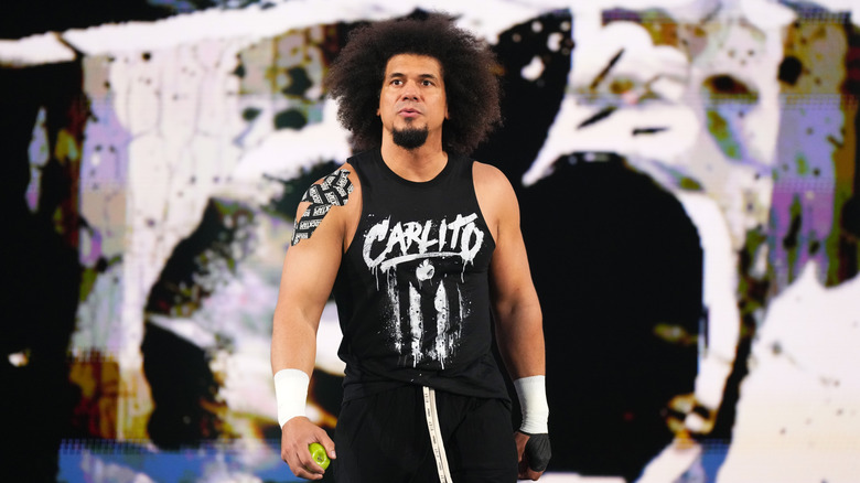 Carlito makes his entrance