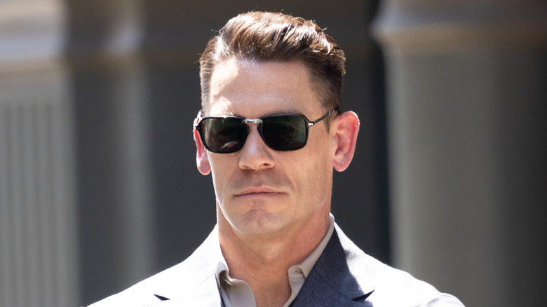 John Cena showing off his dark side