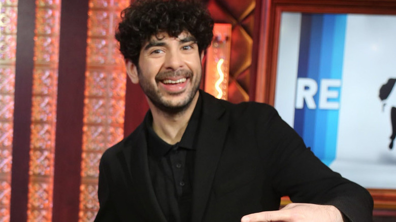 Tony Khan smiling