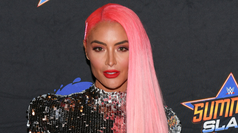 Eva Marie attends the WWE SummerSlam