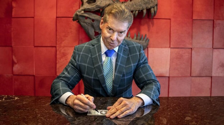 Vince McMahon signing