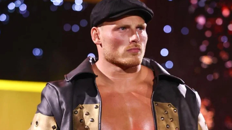 Ridge Holland wearing a black hat