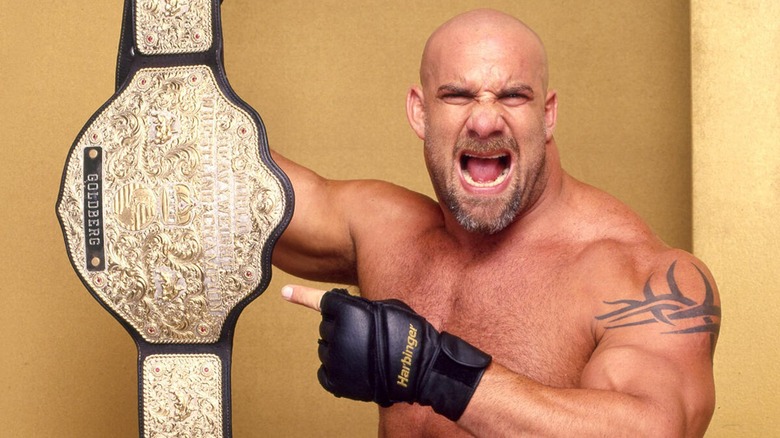 Goldberg as WCW World Champion