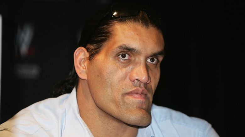 The Great Khali attends the WWE Smackdown Photo Call at the Sheraton on the Park Hotel