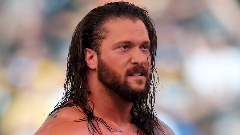 Karrion Kross looking out into the crowd