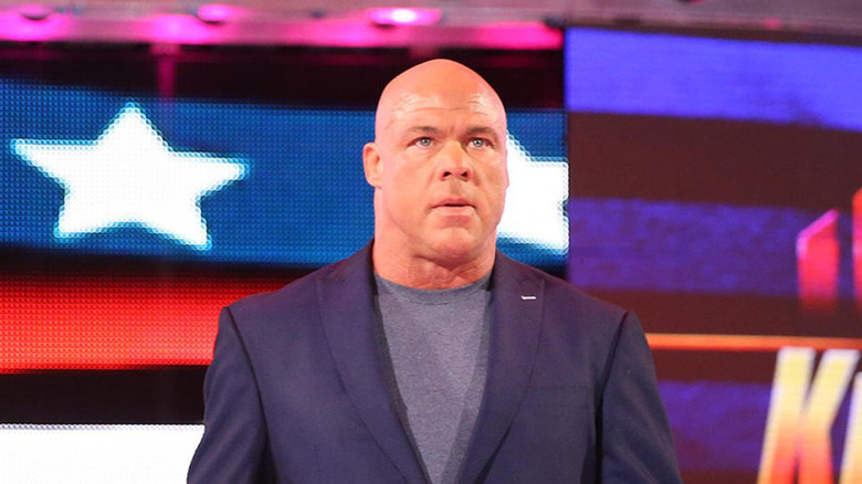 Kurt Angle performing in WWE