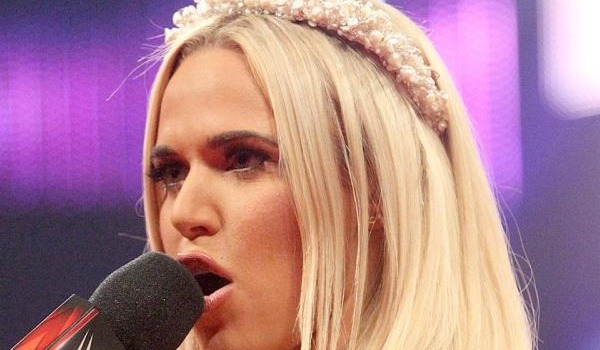 Lana cutting a promo in WWE Cropped
