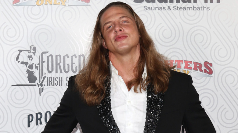 Matt Riddle at a red carpet event