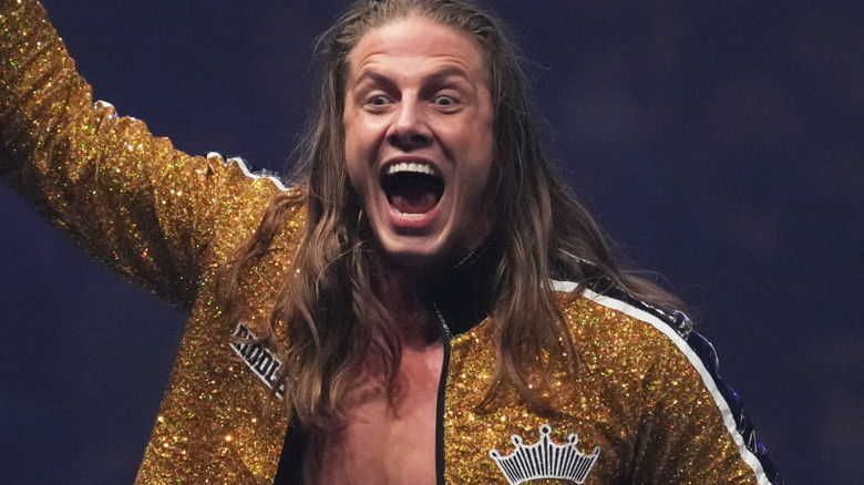 Matt Riddle looking quite pleased
