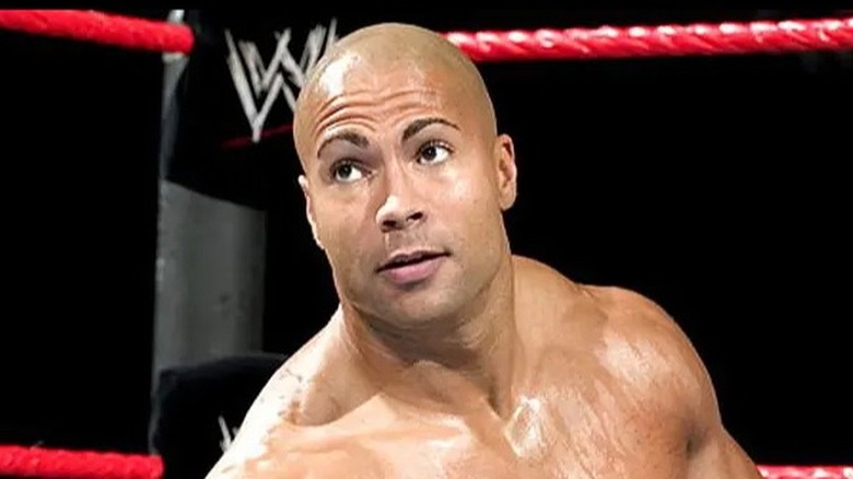 Maven in ring during a match on 