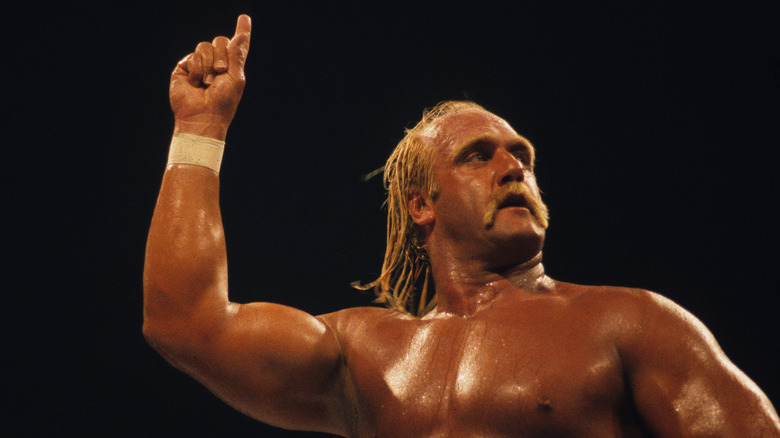 Hulk Hogan in ring during WrestleMania III.