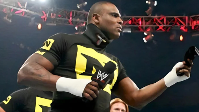 Michael Tarver is wearing a Nexus shirt