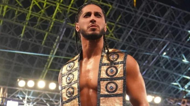 Mustafa Ali smiling 