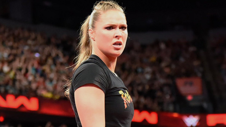 Ronda Rousey on WWE Raw