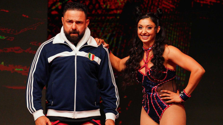 Santino Marella and Arianna Grace in TNA