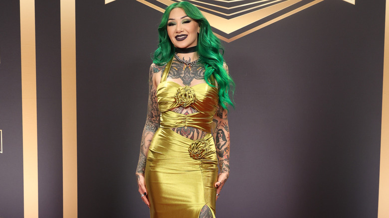 Shotzi attends the WWE Hall of Fame