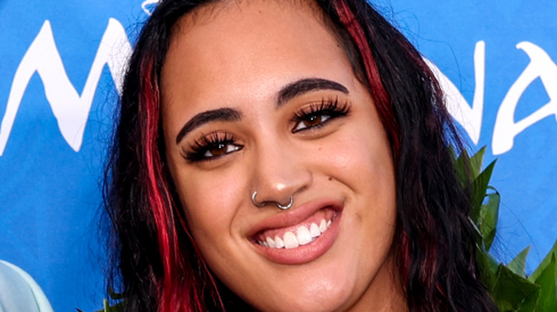 Simone Garcia Johnson attend the world premiere of 'Moana 2'