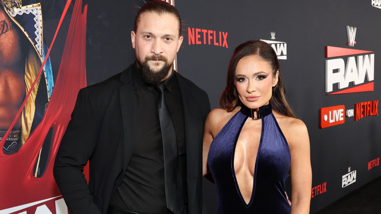Karrion Kross standing next to Scarlett