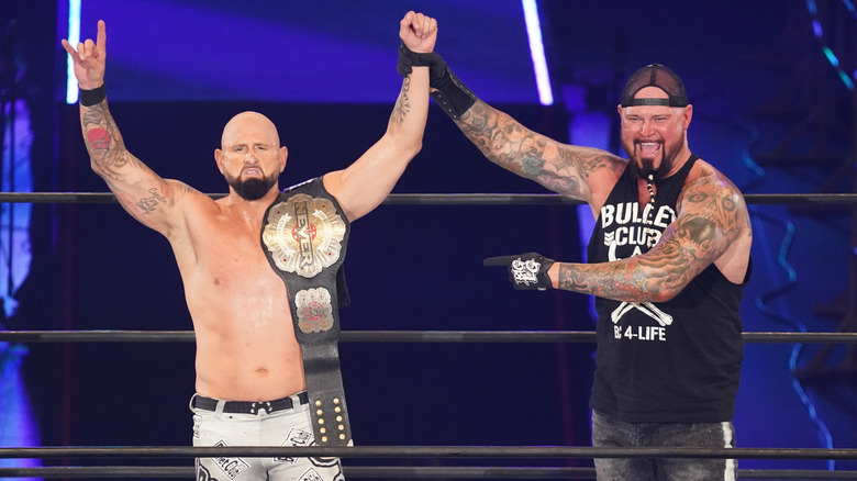 Karl Anderson and Doc Gallows in New Japan